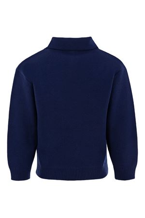 polo in lana blu FENDI KIDS | JMG128AUKUF1I11